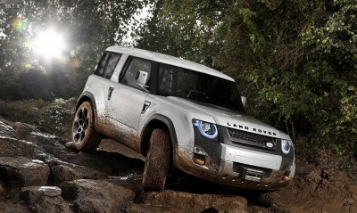 Land rover в грязи