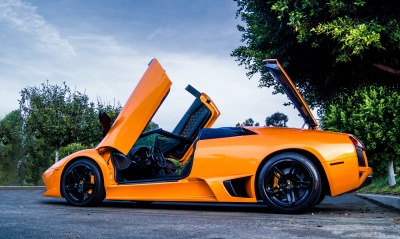 Mursielago Lamborghini оранжевая
