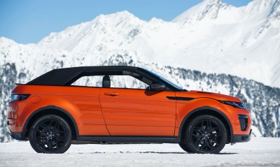Range Rover кабриолет горы снег
