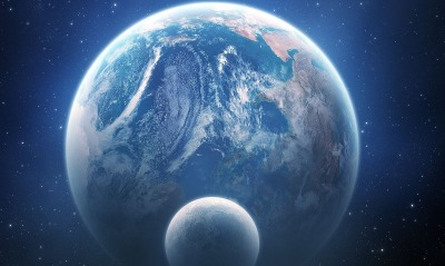 Планета и спутник
