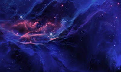 туманность звезды космос фиолетовый