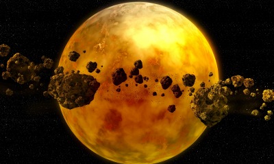 звезда планета астероиды