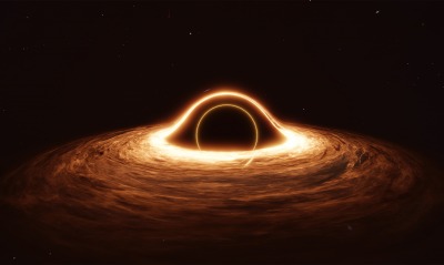 черная дыра притяжение свечение космос