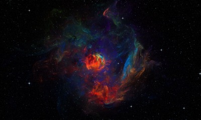 туманность космос цвета