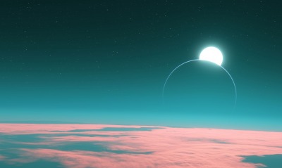 затмение атмосфера планета звезда
