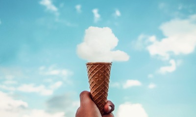 мороженое, облако