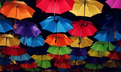 зонты, цвета