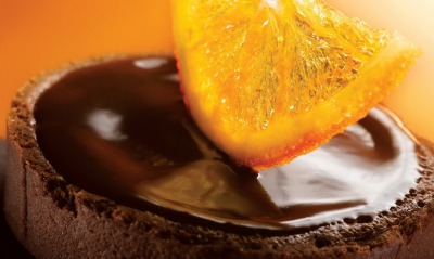 Апельсин в шоколаде