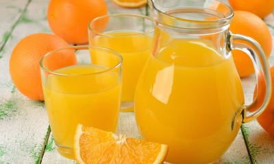 апельсиновый сок, фрукты