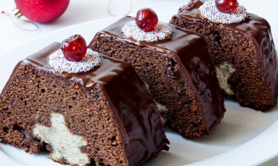 шоколадное пирожное, десерт