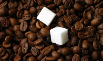 сахар-рафинад, кофейные зерна