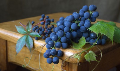 виноград, гроздья