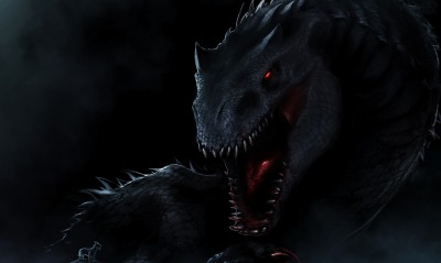 дракон черный зубы