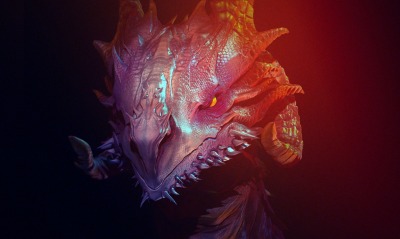 дракон голова рисунок