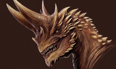 дракон рога демон