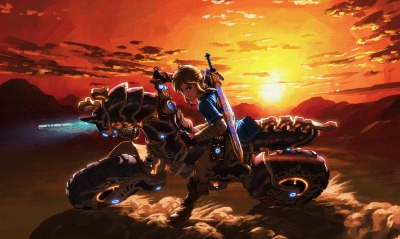 мотоцикл аниме меч the legend of zelda