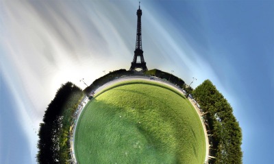 Париж в панораме