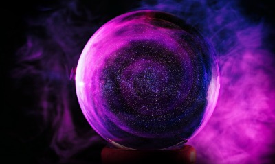 вселенная шар фиолетовый частицы