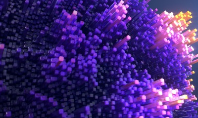 частицы абстракция фигуры фиолетовый