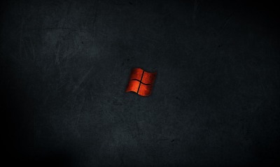 windows логотип темный фон