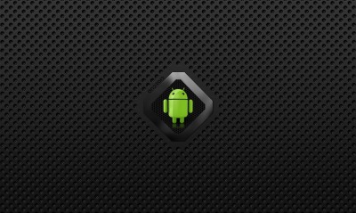 логотип андроид ячейки черный фон