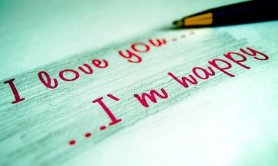 надпись любовь ручка