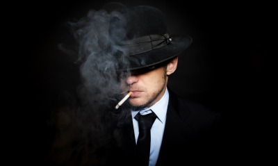мужчина сигарета дым