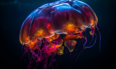 медуза, краски