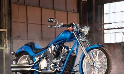 мотоцикл, синий