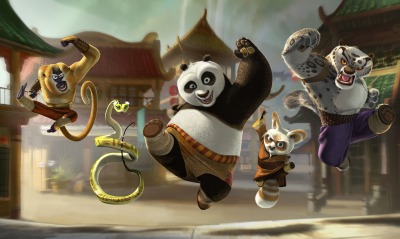 мультфильм, панда