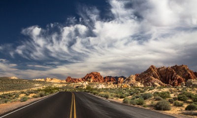 дорога, пустыня