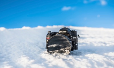 снег зима фотоаппарат