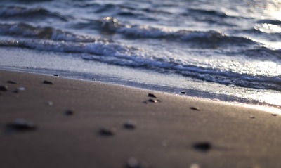 берег, песок