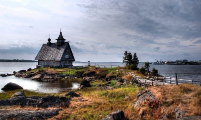 церковь, островок