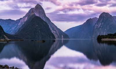 горы, отражение