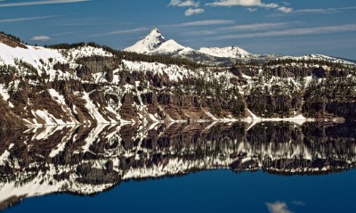 отражение, горы