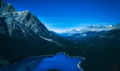 горы, горное озеро