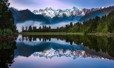 горы, отражение