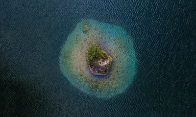 остров, водоем