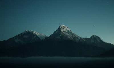 горы, ночь
