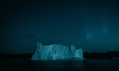 айсберг, ночь