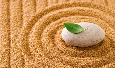 песок пляж камень листик