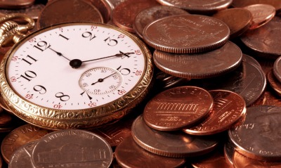 Часы и монеты