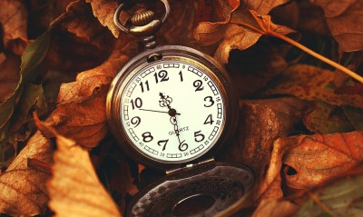 часы, осень