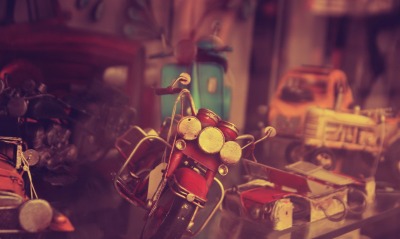 мотоцикл, красный