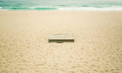 песок, берег