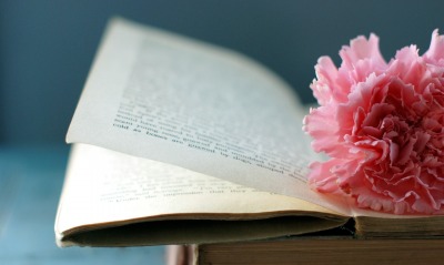 книга, цветок