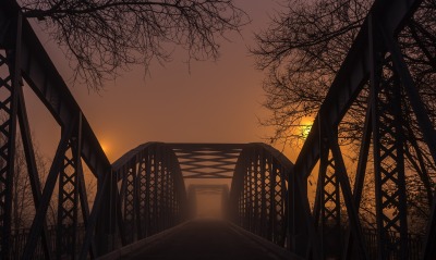небо, мост
