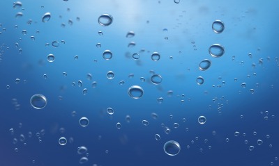 пузыри, вода