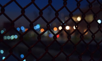 забор, ночь